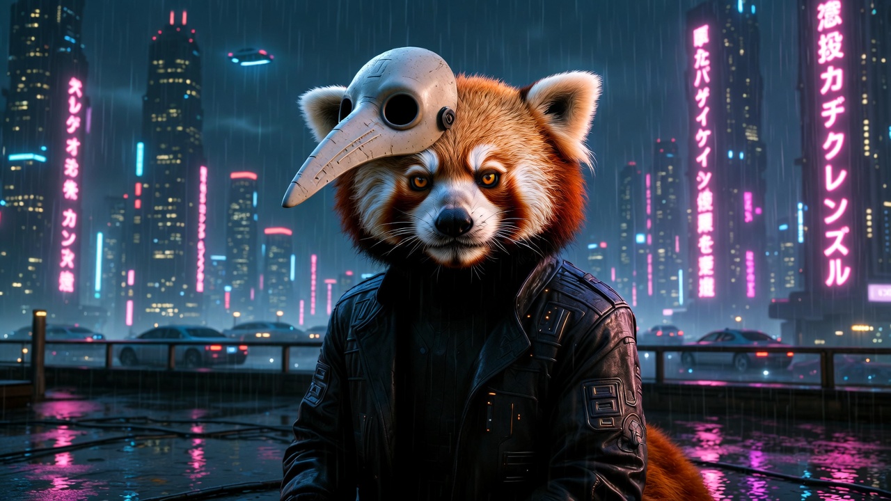 Cyberpunk Rain