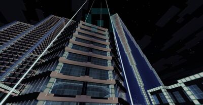Neon City buildings